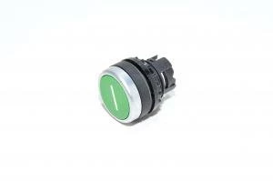 Klöckner & Moeller RMQ22 series RD-03-11T green flush momentary "1" pushbutton operator head IP65