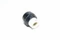 Telemecanique Square D type D class 9001 operator head 9001-D3Y1W illuminated clear flush momentary pushbutton with black round bezel IP65