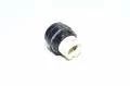 Telemecanique Square D type D class 9001 operator head 9001-D3Y1B illuminated blue flush momentary pushbutton with black round bezel IP65
