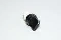 Telemecanique Square D type D class 9001 operator head 9001-D3G2S black selector switch with thumb grip 2-position maintained with round black bezel IP65