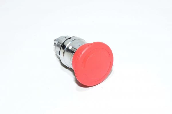 Telemecanique Harmony style XB4 series operator head ZB4-BS844 40mm latching red emergency-stop mushroom button (turn to reset) with metal frame IP66