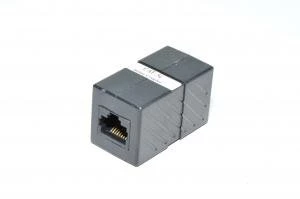 CAT5e LAN jatkopala musta RJ45 - RJ45 *uusi*