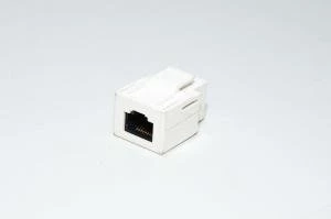 CAT5e LAN jatkopala valkoinen RJ45 - RJ45 paneeliasennus malli *uusi*
