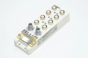 Omron DRT1-OD08CL-1 DeviceNet waterproof transistor terminal with 8x sourcing transistor output 24VDC 500mA