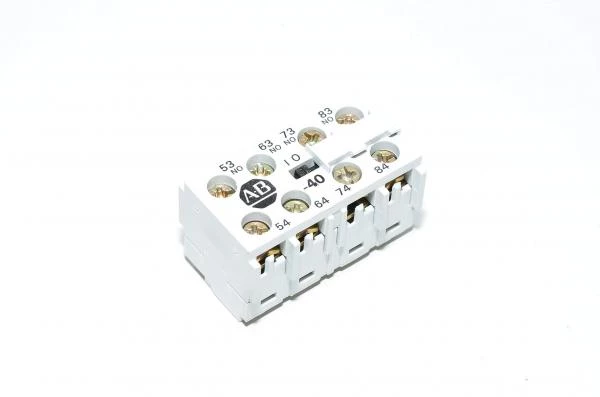 Allen-Bradley 195-MA40 auxiliary contacts 4x NO