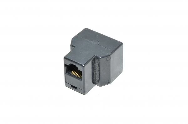 RJ45 Y-adaptori musta