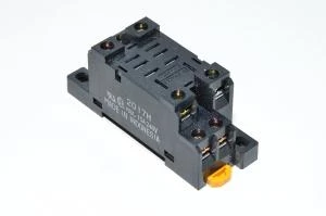 Omron PTF08-E relay socket DIN rail rail mount for LY series relays