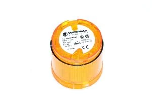 Werma signaltechnik Kombisign 70 moduulin tyyppi 84030000 keltainen valomoduuli BA15D