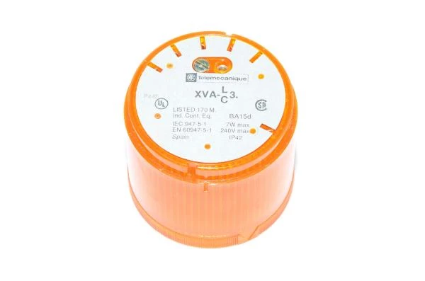 Telemecanique Steadylight XVA-LC35 oranssi varoitusmajakan valomoduuli BA15D