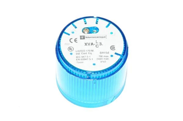 Telemecanique Steadylight XVA-LC36 blue warning beacon light module BA15D