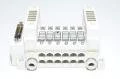 SMC VV5Q11-06FU0-S-Q F-kit D-sub top, internal silencers, 6x valve station slots, VQ1000 series magnetic valve manifold unit