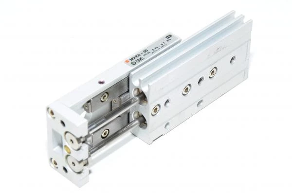 SMC MXS6-30 Compact Dual Rod Air Slide table with cross roller guide