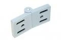MiniTec aluminium hinge 45 S gray