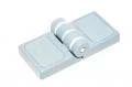 MiniTec aluminium hinge 45 S gray