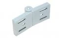 MiniTec aluminium hinge 45 S gray