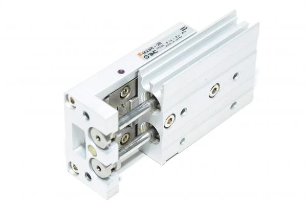 SMC MXS8-20 Compact Dual Rod Air Slide table with cross roller guide