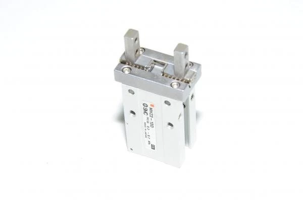 SMC MHZ2-10D standard type double acting 2-finger linear air gripper with wide grip