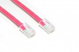 4.8m Suojaamaton CAT5e verkkokaapeli punainen (RJ45 - RJ45)