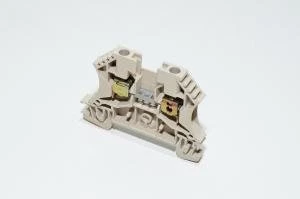 Weidmüller WDU 4 1020100000 800V 32A 4mm² tumma beige W-sarja W-vakio yksikerrosläpimenoriviliitin ruuvikiinnityksellä