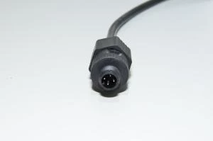 Anturikaapeli 4x 0.25mm² jossa M12 suora A-koodattu suojaamaton 4-pin anturiliitin, uros, muovi, Phoenix Contact SACC-M12MS-4QCON 1681415, veitsiliitäntä 4-7,5mm kaapeleille