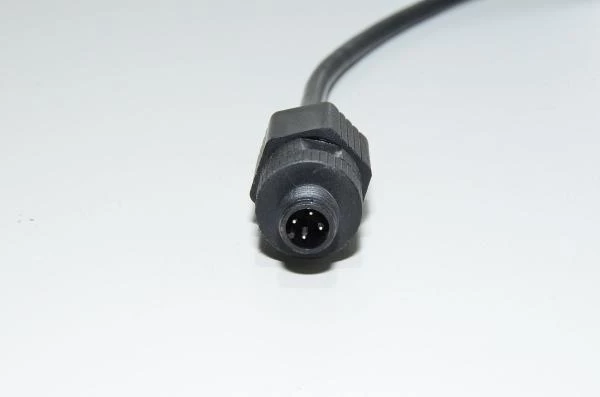Anturikaapeli 4x 0.25mm² jossa M12 suora A-koodattu suojaamaton 4-pin anturiliitin, uros, muovi, Phoenix Contact SACC-M12MS-4QCON 1681415, veitsiliitäntä 4-7,5mm kaapeleille