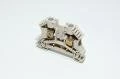 Weidmüller WDU 6 1020200000 6mm² 800V 41A dark beige W-series W-standard single-level feed-through terminal block with screw connection