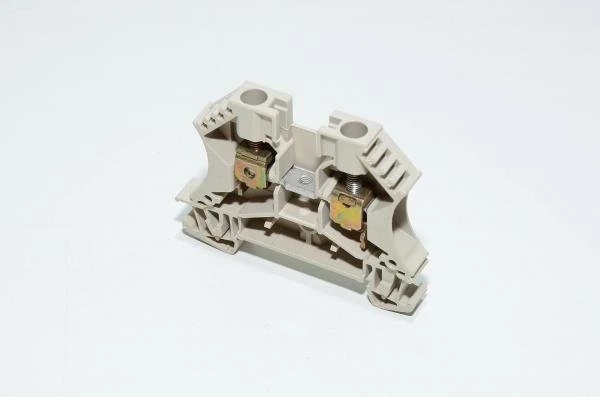 Weidmüller WDU 6 1020200000 6mm² 800V 41A dark beige W-series W-standard single-level feed-through terminal block with screw connection