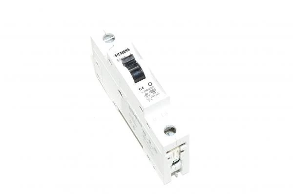 4A 1-phase C-type automatic fuse / circuit breaker Siemens 5SX21 C4 230VAC / 400VAC