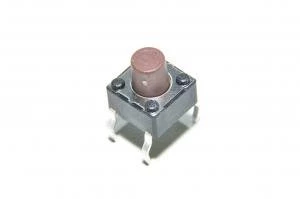 Multicomp MCDTS6-3N, 6.5x4.5mm, 7mm, 160g, 1x NO, piirilevypainike *uusi*