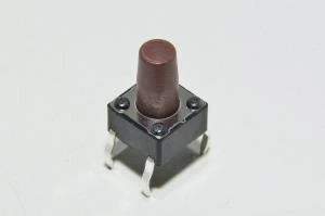 Multicomp MCDTS6-5N, 6.5x4.5mm, 9,5mm, 160g, 1x NO, piirilevypainike *uusi*