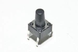 Multicomp MCDTS6-5K, 6.5x4.5mm, 9,5mm, 100g, 1x NO, piirilevypainike *uusi*