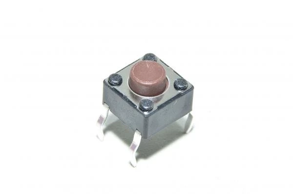 Multicomp MCDTS6-2N, 6.5x4.5mm, 5mm, 160g, 1x NO, piirilevypainike *uusi*