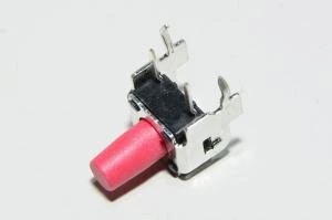 Multicomp MCDTSA6-5R, 7/4.5x2.5mm, 8,35mm, 260g, 1x NO, 90° kulmamallin piirilevypainike *uusi*