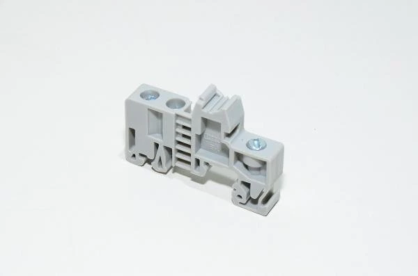 Phoenix Contact E/UK 1201442 gray end bracket with screw connection