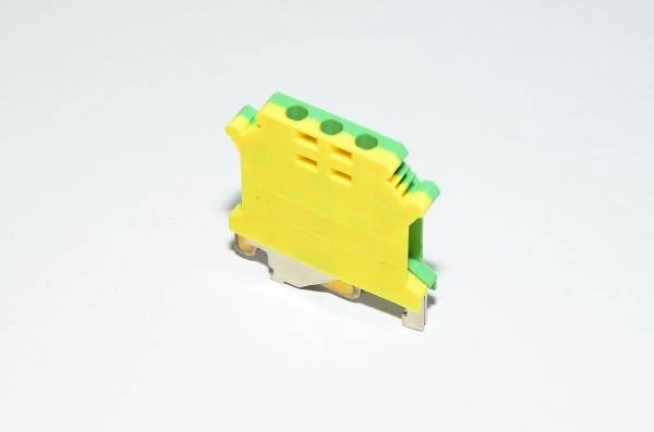Phoenix Contact USLKG 4 0441012 4mm² 800V yellow green grounding single-level feed-through terminal block with screw connection