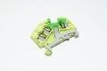 Wago 280-637 2,5mm² 800V 24A yellow green grounding single-level feed-through terminal block with spring-cage connection