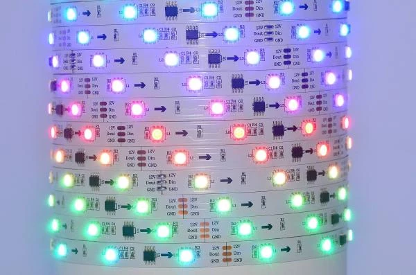 Worldsemi HC-T12V-10L-30LED-W-IP20 WS2811 12VDC 36W 30LED/m IP20 flexible digital LED strip, 5m reel *new*
