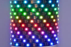 Worldsemi HC-F5V-30L-30LED-B-IP20 WS2812B 5VDC 45W 30LED/m IP20 flexible digital LED strip, 5m reel *new*