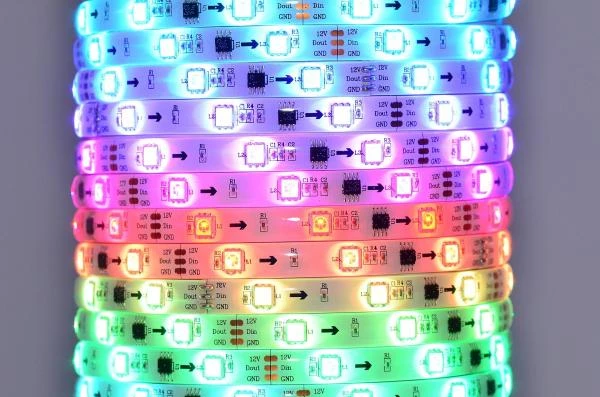 Worldsemi HC-T12V-10L-30LED-W-IP65 WS2811 12VDC 36W 30LED/m IP65 flexible digital LED strip, 5m reel *new*