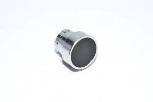 Telemecanique XB2-B series ZB2-BA2 black flush momentary pushbutton operator head IP65