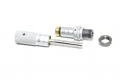 Micrometer head - Mitutoyo model 148-504 with flat tip, lock ring, lock nut and adjustable zero point