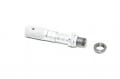 Micrometer head - Mitutoyo model 148-504 with flat tip, lock ring, lock nut and adjustable zero point