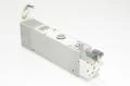 SMC ZL112-K15MOZ-EB65L multistage ejector with 1,2mm nozzle, 24VDC solenoid valve operated suction and blow-out, ZSE4B digital vacuum pressure switch