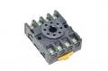 8-pin oktaalikanta pyöreä relepistoke IEC 60067 Omron PF083A DIN kiskolle