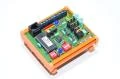 Electromen EM-101 DC-motor control unit 12-24VDC 3A 4-quadrant installed in Conta-Clip RS-SP series DIN-rail mounted enclosure