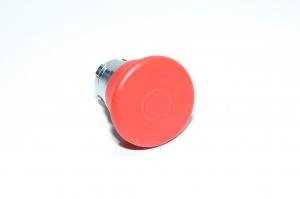 Telemecanique XB2-B series operator head ZB2-BT4 40mm latching red mushroom button (pull to reset) with metal frame IP66