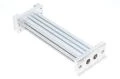 Aluminium mounting bracket 50x95x20mm for SMC MY1M25 series mechanically jointed rodless cylinders + column