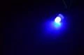 5mm indicator LED, blue, diffused, 15mm leads *new*