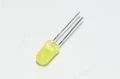 5mm indikaattori LED, keltainen, diffusoitu, 15mm jalat *uusi*