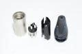 3pin 16A 50VAC uros hopea Neutrik NC3MXX lukittava XLR signaaliliitin 3,5-8mm kaapeleille *uusi*